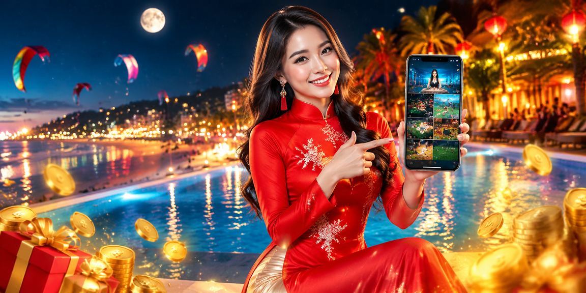 Người dùng Mũi Né trải nghiệm app 910 với trang phục truyền thống